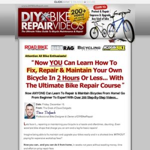 Newly Up so a ways! DIY Bike Repair Route – Red Hot Conversions!