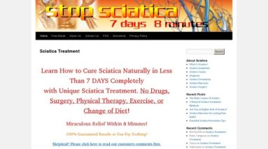 Reduction Sciatica Naturally – Top Converting Sciatica Offer On Cb!